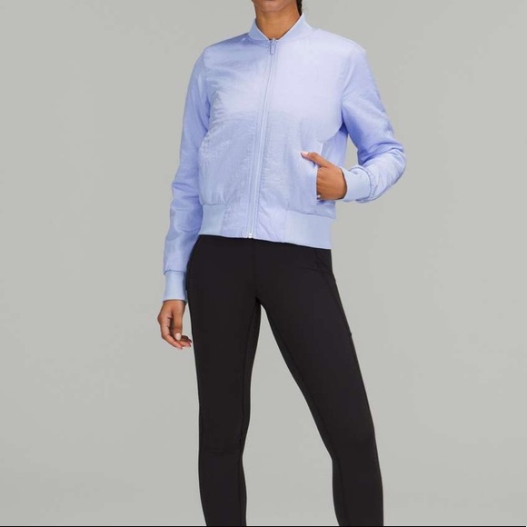 lululemon athletica Jackets & Blazers - Lululemon Non-Stop Reversible Bomber in Lavender Dusk